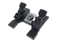 Logitech Flight Rudder Pedals - Pedaler - kabelansluten - för PC 945-000005