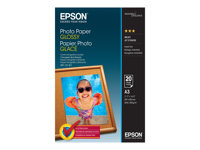 Epson - Blank - A3 (297 x 420 mm) - 200 g/m² - 20 ark fotopapper - för Expression Photo XP-970; SureColor P706, SC-T5160, T3160, T5160; WorkForce WF-7840, 7845 C13S042536