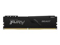 Kingston FURY Beast - DDR3 - sats - 8 GB: 2 x 4 GB - DIMM 240-pin - 1866 MHz / PC3-14900 - CL10 - 1.5 V - ej buffrad - icke ECC - svart KF318C10BBK2/8
