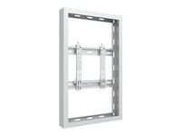 Multibrackets M Pro Series - Hölje - låg profil - för digital skylt - liten - stål - vit - skärmstorlek: 32" - väggmonterbar 7350105211072