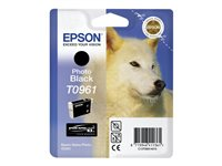 Epson T0961 - 11.4 ml - foto-svart - original - blister - bläckpatron - för Stylus Photo R2880 C13T09614010