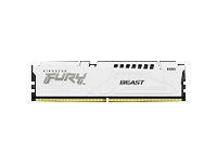 Kingston FURY Beast - DDR5 - modul - 16 GB - DIMM 288-pin - 2600 MHz / PC5-41600 - CL36 - 1.25 V - ej buffrad - on-die ECC - vit KF552C36BWE-16