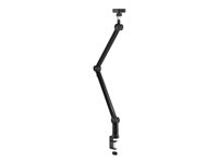 Kensington A1020 - Monteringssats (boma-arm, C-klämma) - artikulerande - för mikrofon/webbkamera/ljus - disk-monteringsbar - för Kensington ProVC Bundle K87652WW