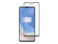 Screenor Premium - Skärmskydd för mobiltelefon - helt fodral - glas - ramfärg svart - för Honor X7 16464