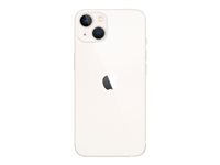 Apple iPhone 13 - 5G smartphone - dual-SIM / Internminne 256 GB - OLED-skärm - 6.1" - 2532 x 1170 pixlar - 2 bakre kameror 12 MP, 12 MP - front camera 12 MP - starlight MLQ73QN/A
