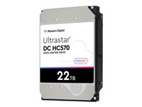 WD Ultrastar DC HC570 - Hårddisk - 22 TB - inbyggd - 3.5" - SATA 6Gb/s - 7200 rpm - buffert: 512 MB - för Intel Next Unit of Computing 13 Extreme Kit - NUC13RNGi7 0F48155