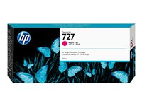 HP 727 - 300 ml - hög kapacitet - magenta - original - DesignJet - bläckpatron - för DesignJet T1500, T1530, T2500, T2530, T920, T930 F9J77A