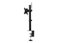 Kensington SmartFit Ergo Single Monitor Arm - Monteringssats - justerbar arm - för Bildskärm - svart - skärmstorlek: upp till 34 tum - skrivbord, C-klämma, skyddshylsa, disk-monteringsbar K55411WW