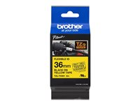 Brother TZe-FX661 - Svart på gult - Rulle 3,6 cm x 8 m) 1 kassett(er) flexibel tape - för P-Touch PT-3600, 530, 550, 9200, 9400, 9500, 9600, 9700, 9800, D800, E800, P900, P950 TZEFX661