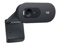 Logitech C505e - Webbkamera - färg - 720p - fast lins - ljud - USB 960-001372