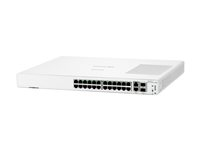 HPE Networking Instant On 1960 24G 2XGT 2SFP+ Switch - Switch - Administrerad - 24 x 10/100/1000 + 2 x 10 Gigabit SFP+ + 2 x 100/1000/10GBase-T - rackmonterbar - BTO JL806A#ABB