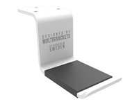 Multibrackets M Headset Holder - Monteringssats (montering på skrivbord) - för hörlurar/headset - aluminium - vit - skrivbord, disk-monteringsbar 7350073731855