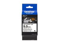 Brother HSe-221E - Svart på vitt - Rulle (0,9 cm x 1,5 m) 1 kassett(er) hängande låda - rörtejp för värmekrympning - för P-Touch PT-D800, PT-E300, PT-E310, PT-E550, PT-P700, PT-P750, PT-P900, PT-P950 HSE221E