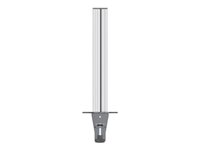 Multibrackets M Pro Series - Monteringskomponent (2 klämmor, 2 monteringsöppningar, 2 anslutningsplattor, 2 DSM-stolpar (38 cm)) - för LCD-display - pelare för bildskärmsställ - plast, aluminium - silver - montering på skena 7350105215452