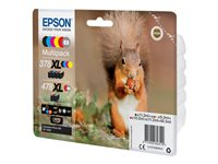 Epson 478XL Multipack - 6-pack - 60.5 ml - hög kapacitet - grå, svart, gul, cyan, magenta, röd - original - bläckpatron - för Expression Home HD XP-15000 C13T379D4010