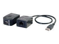 C2G USB 1.1 Over Cat5 Superbooster Extender Kit - USB-förlängningskabel - USB - över CAT 5 - upp till 45.72 m - TAA-kompatibel 29341
