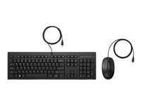 HP 225 - Sats med tangentbord och mus - USB - hela norden - för HP 245 G9, 470 G8; Chromebook x360; EliteBook 840; Laptop 15; Pro x360; ProBook 635 286J4AA#UUW