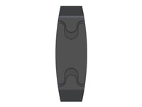 Multibrackets M Pro Series - Monteringskomponent (6x kabelhanteringsklämmor) - för LCD-display - plast - svart - montering på skena 7350073737482