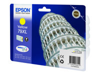 Epson 79XL - 17.1 ml - XL - gul - original - bläckpatron - för WorkForce Pro WF-4630DWF, WF-4640DTWF, WF-5110DW, WF-5190DW, WF-5620DWF, WF-5690DWF C13T79044010