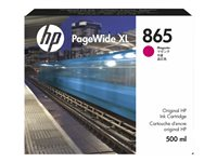 HP 865 - 500 ml - magenta - original - PageWide XL - bläckpatron - för PageWide XL 3920, 4200, 4700, 5200, 8200 3ED83A