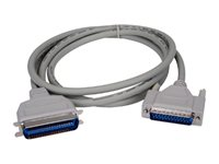 Lexmark - Parallell kabel - DB-25 (hane) till 36-bens Centronics (hane) - 3 m - för Lexmark CX622, CX625, CX833, CX950, M3350, MS531, MS631, MS632, MX532, XC4240, XC9535 1021231