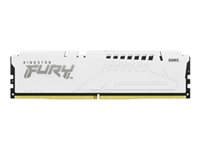 Kingston FURY Beast - DDR5 - modul - 32 GB - DIMM 288-pin - 2600 MHz / PC5-41600 - CL40 - 1.25 V - ej buffrad - on-die ECC - vit KF552C40BW-32