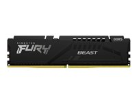 Kingston FURY Beast - DDR5 - modul - 32 GB - DIMM 288-pin - 3000 MHz / PC5-48000 - CL36 - 1.35 V - ej buffrad - on-die ECC - svart KF560C36BBE-32