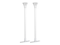 Multibrackets M Pro Series - Monteringskomponent (2 väggplattor, 2 monteringskonsoler, 2 stänger (80 cm)) - för hölje - liten - stål - vit - skärmstorlek: 32"-43" - monterbar på golv till tak 7350105211638