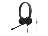 Lenovo Pro Wired Stereo VOIP Headset - Headset - på örat - kabelansluten - svart 4XD0S92991
