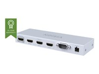 Vision Techconnect TC-HDMI31 - Video-/ljudomkopplare - 3 x HDMI - skrivbordsmodell TC-HDMI31