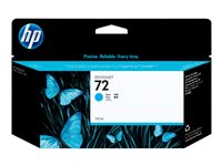 HP 72 - 130 ml - cyan - original - DesignJet - bläckpatron - för DesignJet T1100, T1100ps, T1200, T1200ps, T1300, T610, T620, T770, T790 C9371A