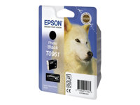 Epson T0961 - 11.4 ml - foto-svart - original - blister - bläckpatron - för Stylus Photo R2880 C13T09614010