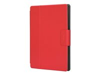 Targus Safe Fit Universal 360° Rotating - Vikbart fodral för surfplatta - polyuretan - röd - 9" - 10.5" THZ78503GL