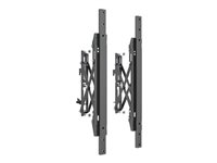 Multibrackets M Pro Series - Monteringskomponent (2 intryckbara, utdragbara armar) - för LCD-display - stål - svart - skärmstorlek: 40"-65" 7350105210464