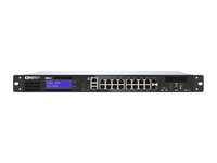 QNAP QGD-1600 - Switch - smart - 4 x 10/100/1000 (PoE++) + 10 x 10/100/1000 (PoE+) + 2 x kombinations-Gigabit SFP (PoE+) - rackmonterbar - AC QGD-1600-8G