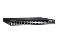Dell PowerSwitch N3248TE-ON - Switch - L3 - Administrerad - 48 x 10/100/1000 + 4 x 10 Gigabit SFP+ + 2 x 100 Gigabit QSFP28 - främre till bakre luftflöde - rackmonterbar - CAMPUS Smart Value 210-AWZM