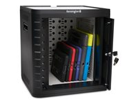 Kensington Charge & Sync Cabinet, Universal Tablet - Kabinett - för 10 surfplattor - svart K67862EU