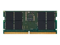 Kingston - DDR5 - sats - 32 GB: 2 x 16 GB - SO DIMM 262-pin - 2800 MHz / PC5-44800 - CL46 - 1.1 V - ej buffrad - ECC KCP556SS8K2-32