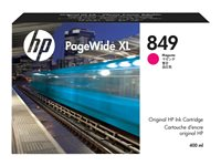 HP 849 - 400 ml - magenta - original - PageWide XL - bläckpatron - för PageWide XL 3900 1XB37A